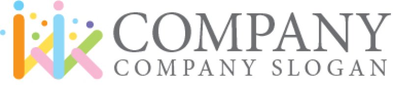 画像6: K・人・喜び・かわいい・アルファベット・ロゴ・マークデザイン4676 (6)