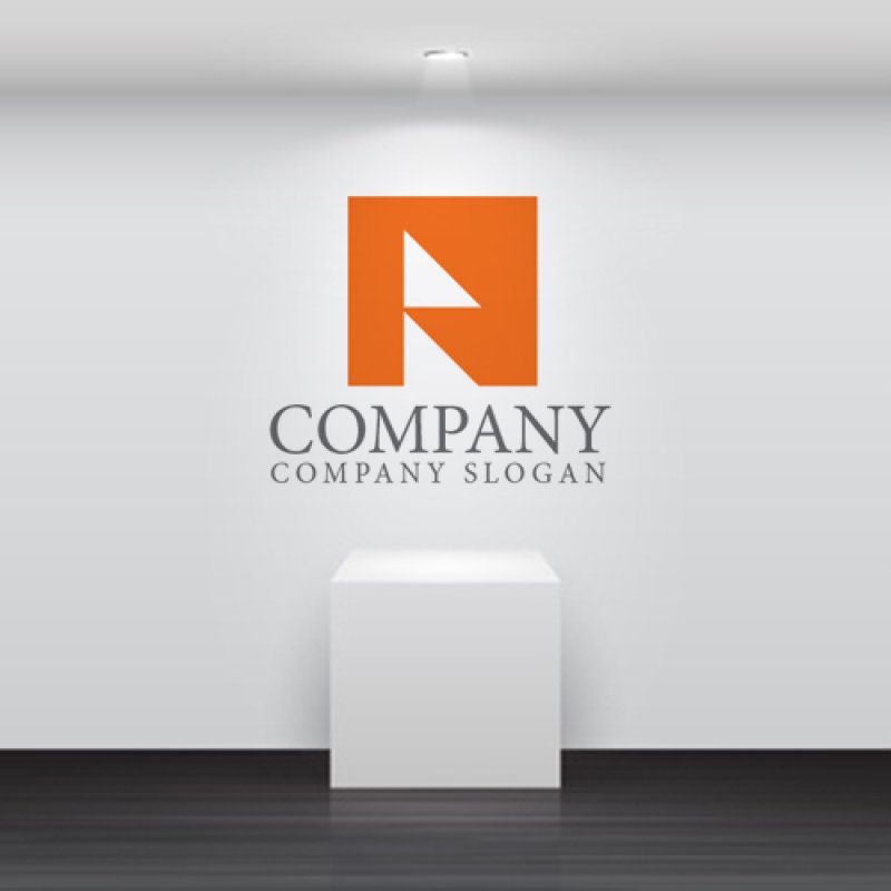 画像4: R・四角・三角・アルファベット・ロゴ・マークデザイン4680 (4)