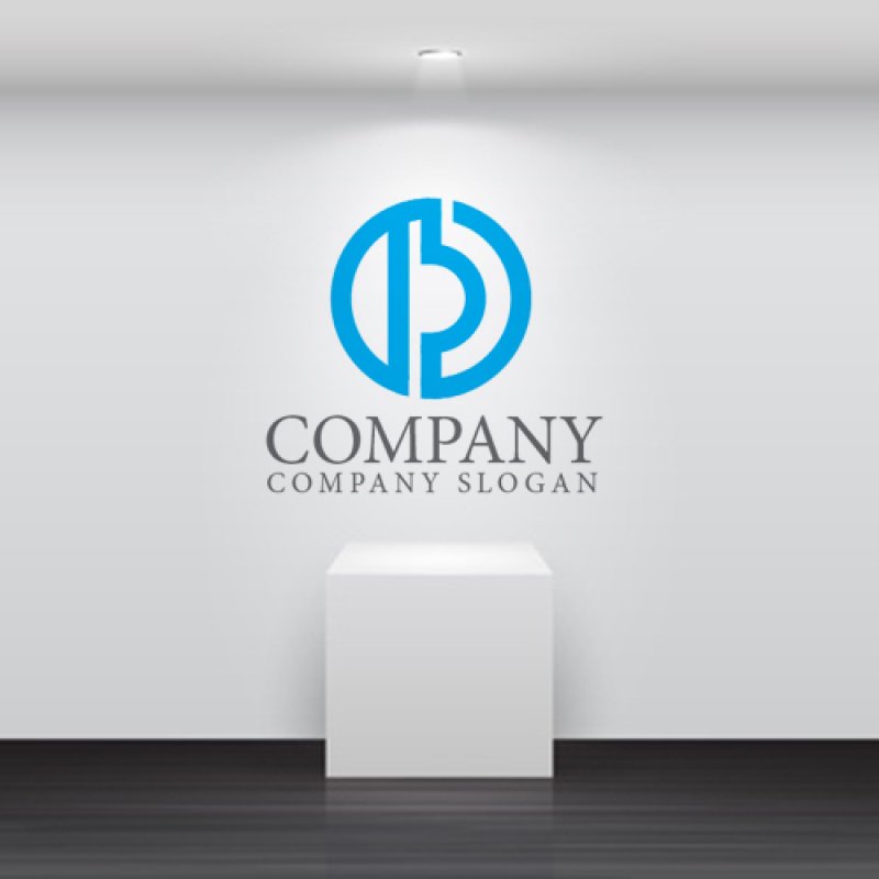 画像4: D・P・輪・アルファベット・ロゴ・マークデザイン4682 (4)