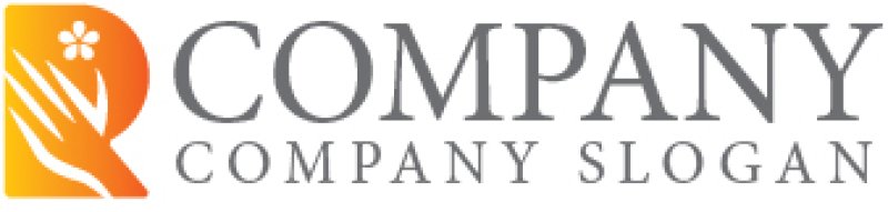 画像6: R・手・花・かわいい・アルファベット・ロゴ・マークデザイン4693 (6)