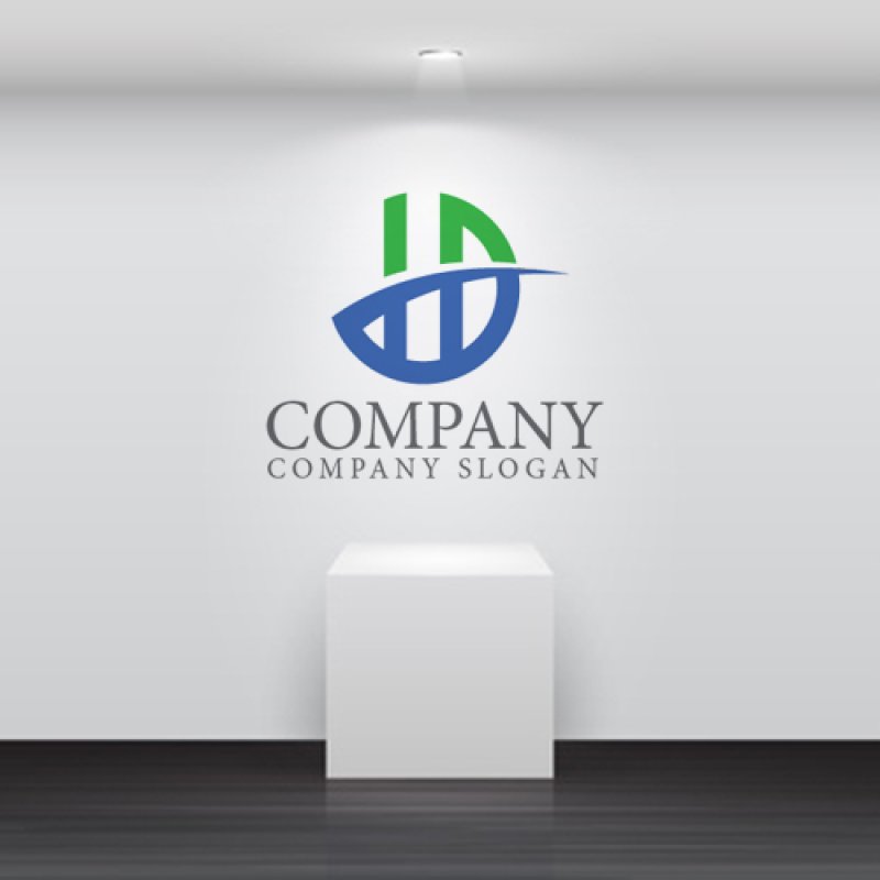 画像4: H・曲線・橋・アルファベット・ロゴ・マークデザイン4698 (4)