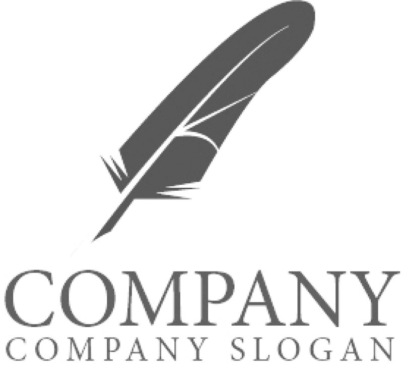 画像4: K・羽・ペン・アルファベット・ロゴ・マークデザイン4707 (4)