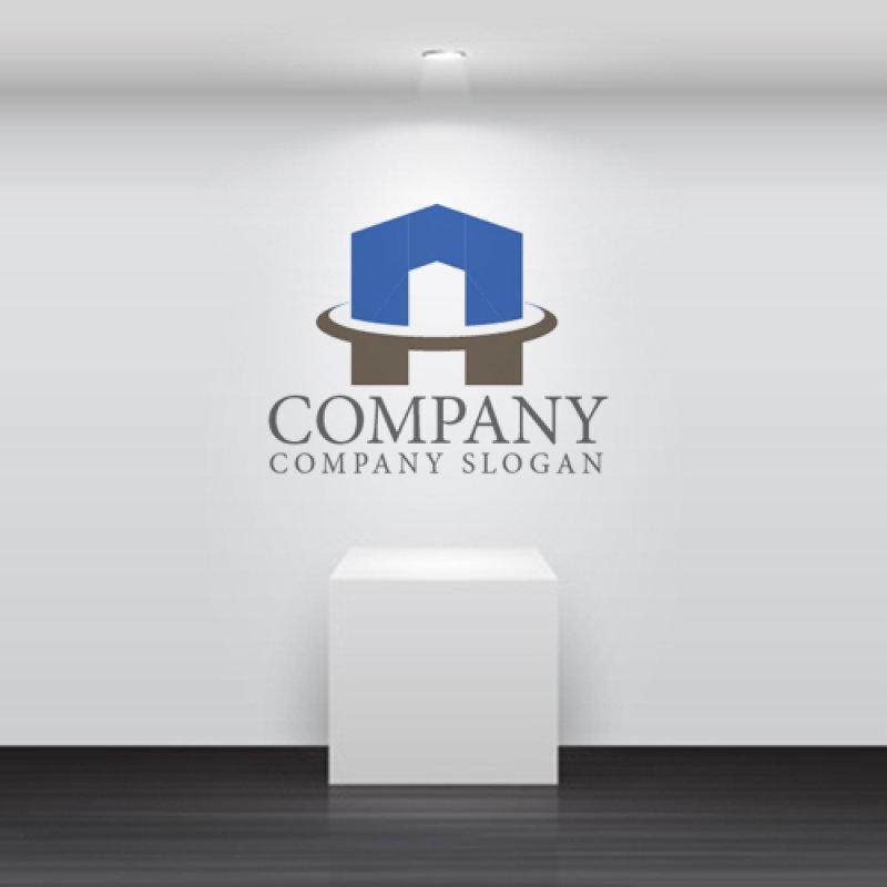 画像4: A・家・輪・アルファベット・ロゴ・マークデザイン4711 (4)