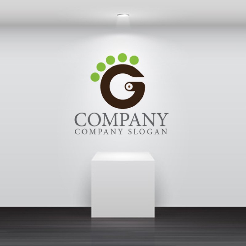 画像4: G・枝・豆・アルファベット・ロゴ・マークデザイン4712 (4)