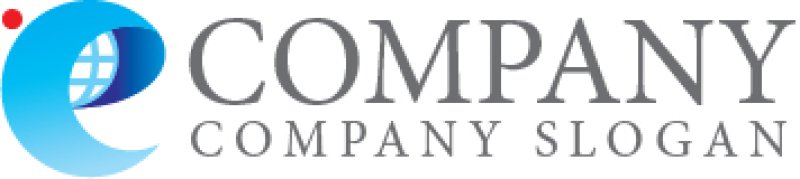 画像6: e・地球・曲線・人・未来・アルファベット・グラデーション・ロゴ・マークデザイン4716 (6)