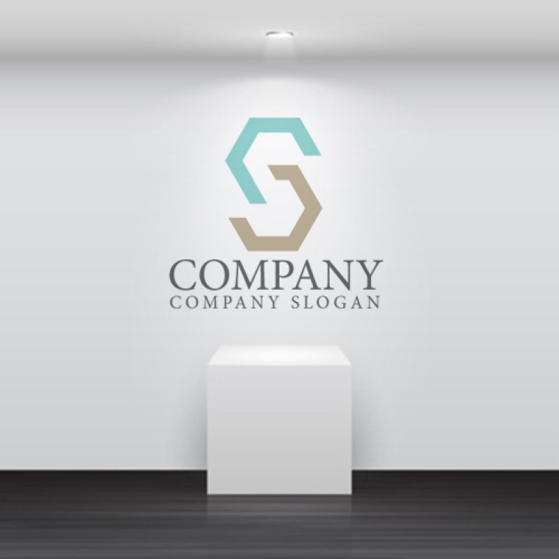 画像4: S・六角形・デビル・連結・カッコいい・アルファベット・ロゴ・マークデザイン4726 (4)