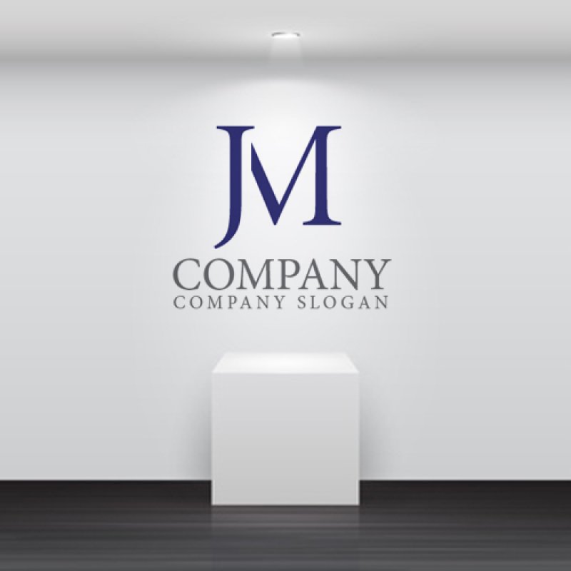 画像4: J・M・シンプル・アルファベット・ロゴ・マークデザイン4728 (4)