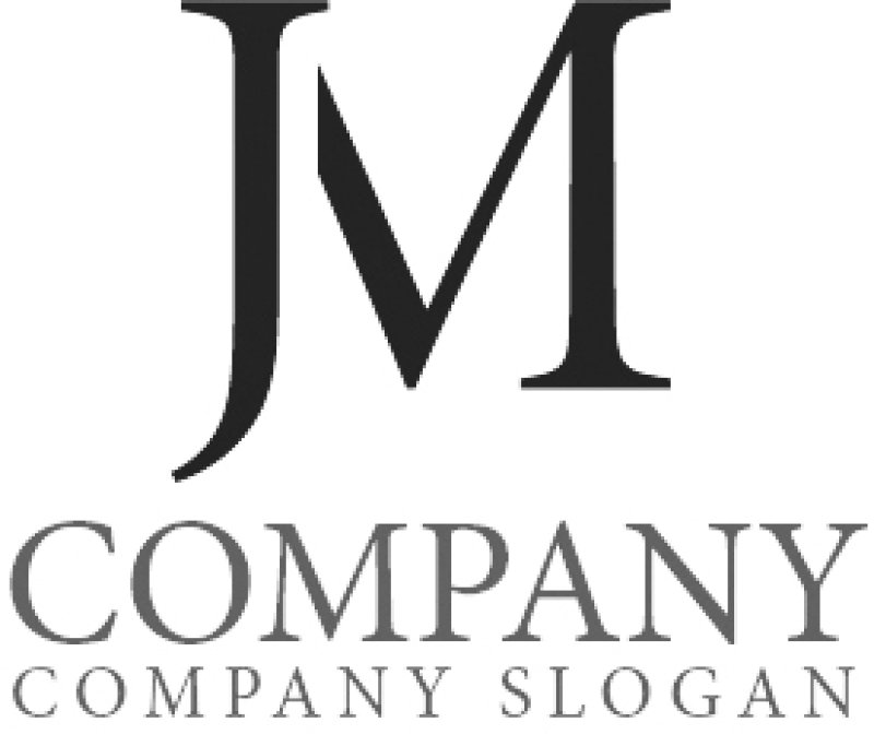 画像5: J・M・シンプル・アルファベット・ロゴ・マークデザイン4728 (5)