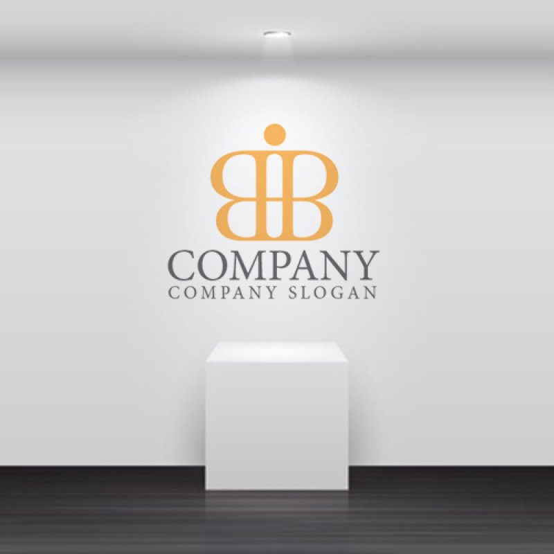 画像4: B・B・蝶・アルファベット・ロゴ・マークデザイン4736 (4)