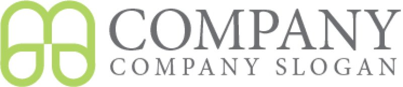 画像6: m・葉・双眼鏡・アルファベット・ロゴ・マークデザイン4747 (6)