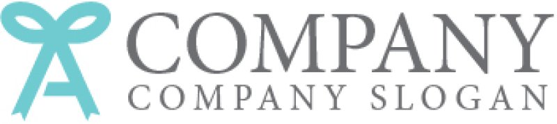 画像6: A・リボン・プレゼント・アルファベット・ロゴ・マークデザイン4749 (6)