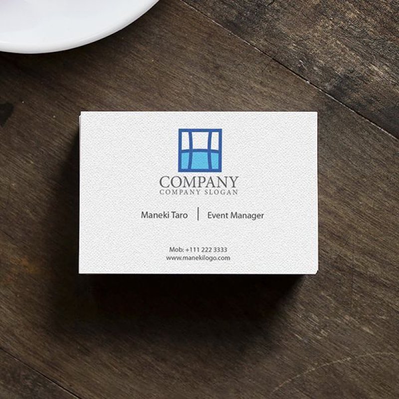 画像2: H・四角・海・アルファベット・ロゴ・マークデザイン4770 (2)