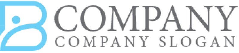 画像7: B・人・シンプル・アルファベット・ロゴ・マークデザイン4783 (7)