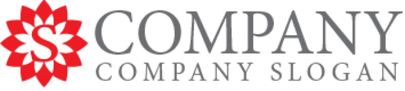 画像7: S・花・太陽・アルファベット・ロゴ・マークデザイン4787 (7)