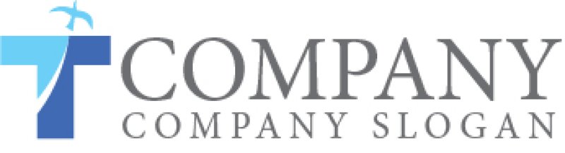 画像7: T・鳥・曲線・上昇・アルファベット・ロゴ・マークデザイン4794 (7)