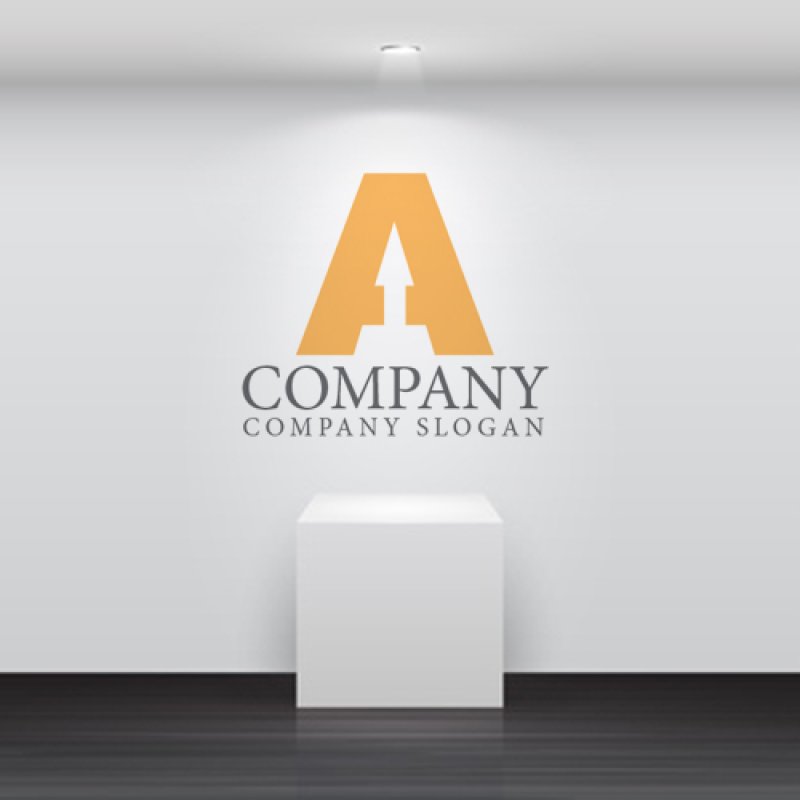 画像5: A・矢印・上昇・シンプル・アルファベット・ロゴ・マークデザイン4798 (5)