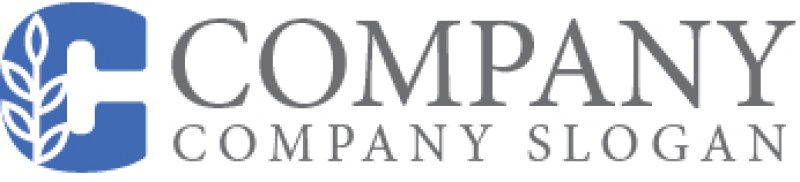 画像7: C・葉・木・アルファベット・ロゴ・マークデザイン4805 (7)