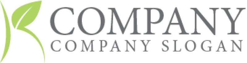 画像7: K・葉・曲線・アルファベット・ロゴ・マークデザイン4807 (7)