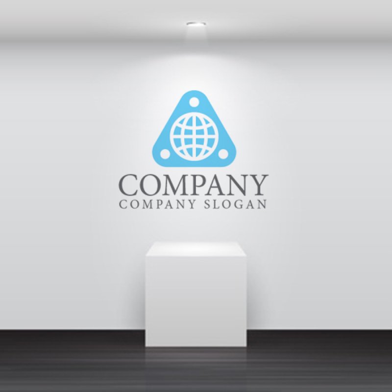 画像5: A・三角・地球・アルファベット・ロゴ・マークデザイン4808 (5)