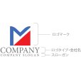 画像10: M・三角・上昇・アルファベット・ロゴ・マークデザイン4819