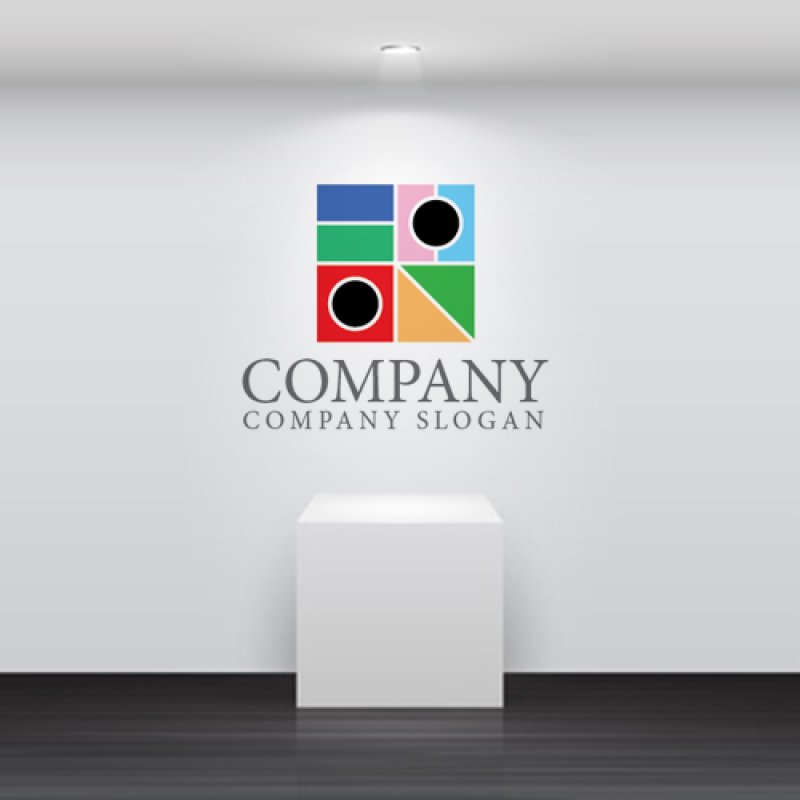 画像5: K・積み木・四角・アルファベット・ロゴ・マークデザイン4820 (5)