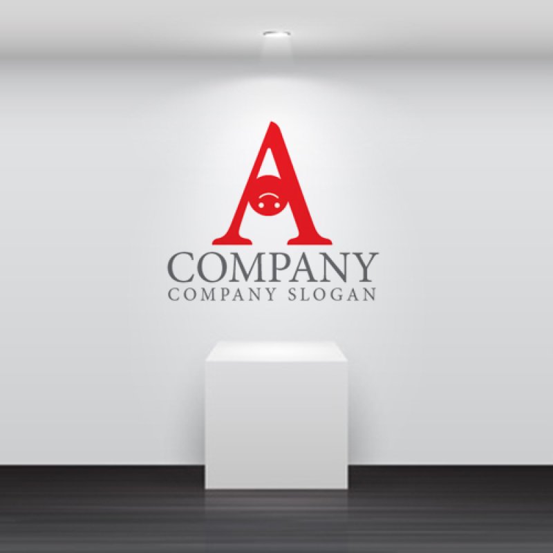 画像5: A・逆立ち・人・アルファベット・ロゴ・マークデザイン4842 (5)