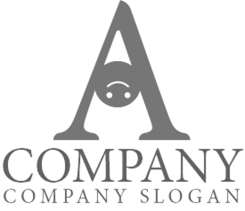 画像6: A・逆立ち・人・アルファベット・ロゴ・マークデザイン4842 (6)