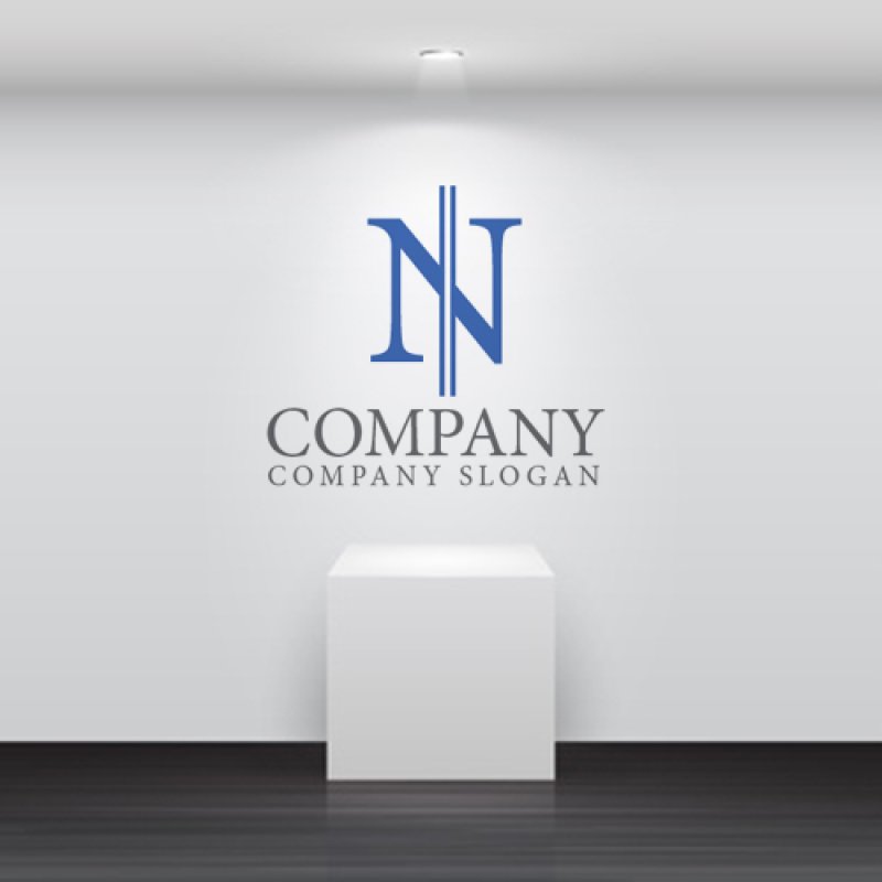 画像5: N・線・アルファベット・ロゴ・マークデザイン4854 (5)
