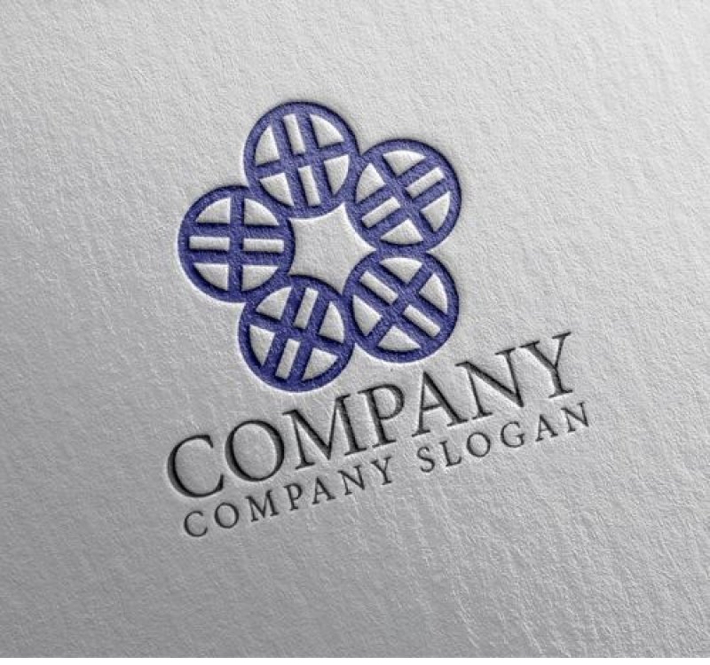 画像2: H・花・輪・アルファベット・ロゴ・マークデザイン4859 (2)