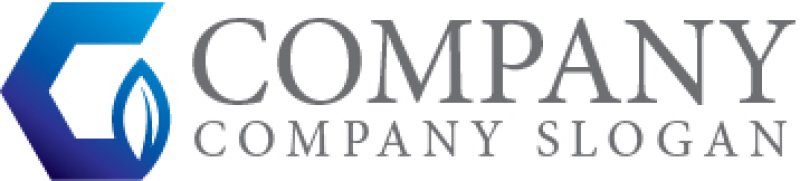 画像7: C・葉・アルファベット・グラデーション・ロゴ・マークデザイン4860 (7)