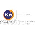 画像10: K・H・輪・矢印・上昇・アルファベット・ロゴ・マークデザイン4872
