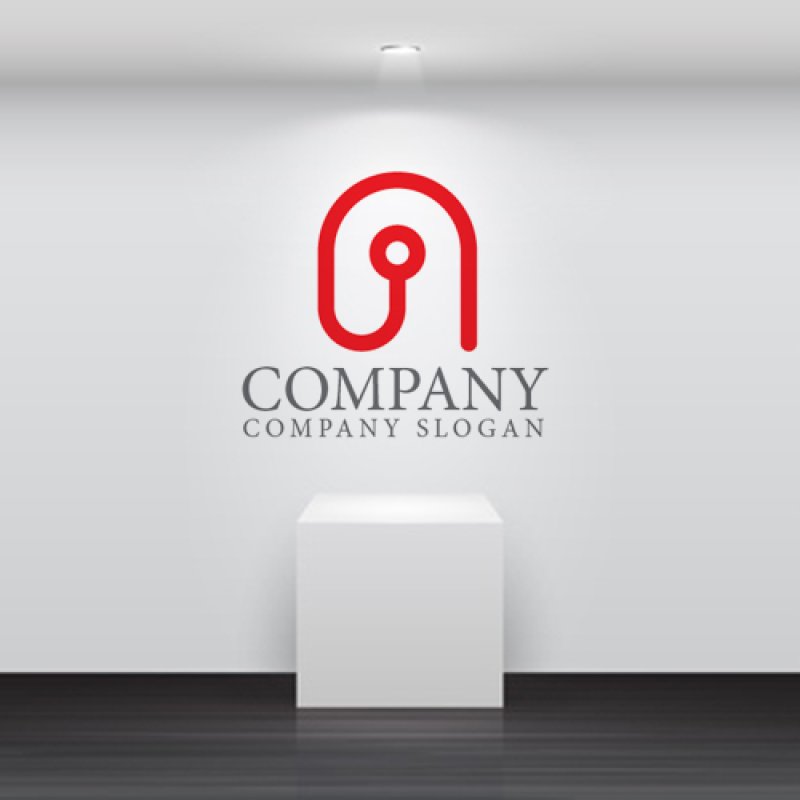 画像5: a・ピン・つながり・アルファベット・ロゴ・マークデザイン4877 (5)