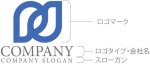 画像10: N・P・重なり・アルファベット・ロゴ・マークデザイン4881 (10)