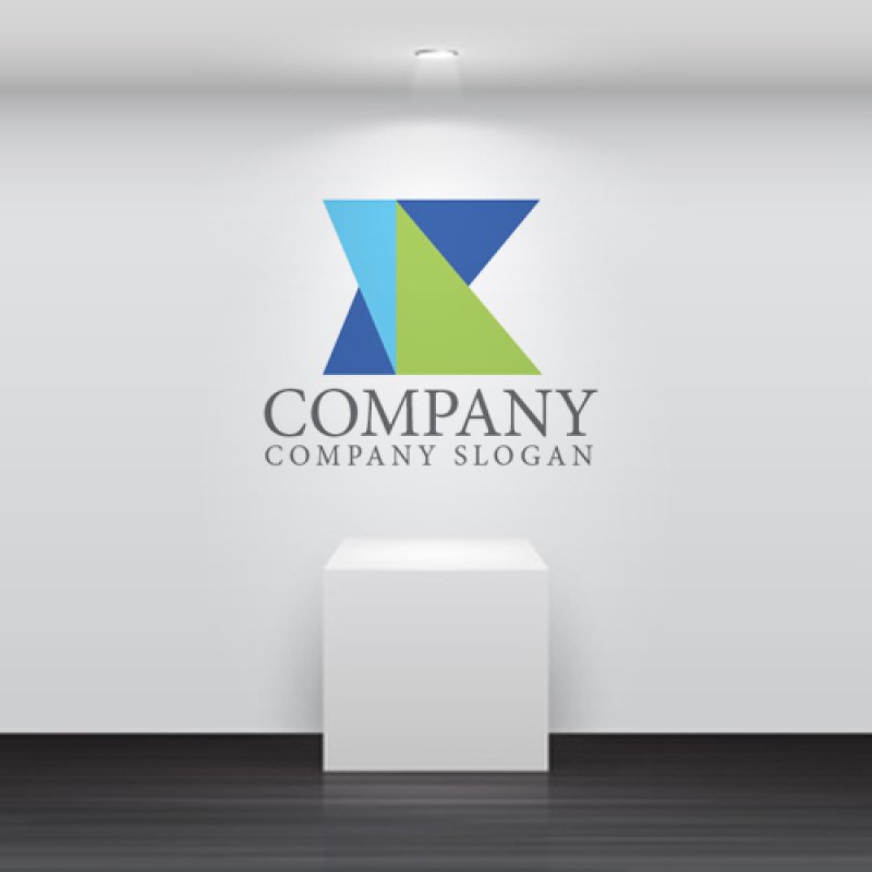 画像5: K・Y・三角・アルファベット・ロゴ・マークデザイン4884 (5)