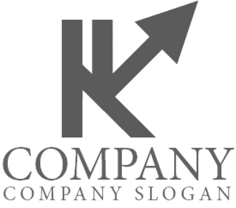 画像6: K・矢印・上昇・アルファベット・ロゴ・マークデザイン4885 (6)