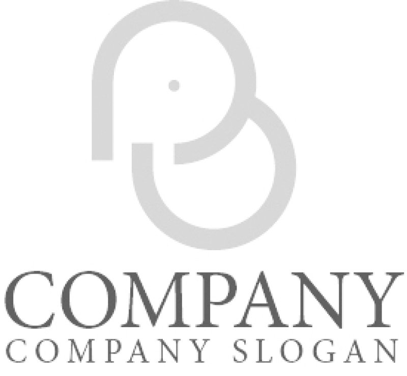 画像6: B・ゾウ・アルファベット・ロゴ・マークデザイン4895 (6)