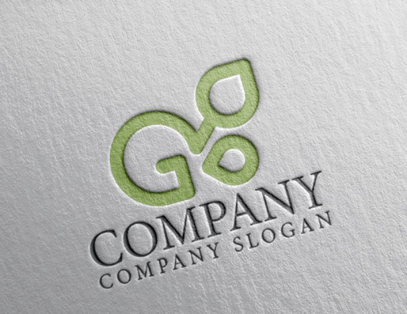 画像2: G・葉・アルファベット・ロゴ・マークデザイン4897 (2)