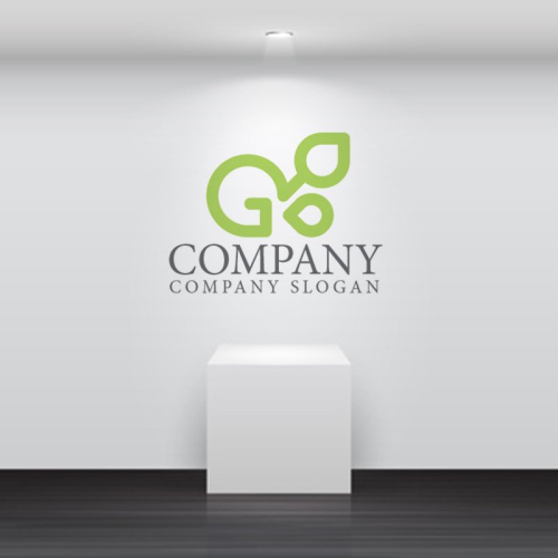 画像5: G・葉・アルファベット・ロゴ・マークデザイン4897 (5)