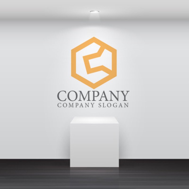 画像5: C・六角形・アルファベット・ロゴ・マークデザイン4898 (5)