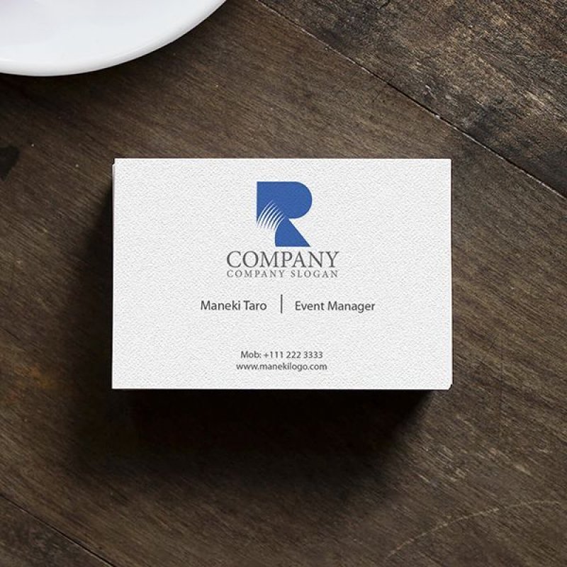 画像3: R・刷毛・アルファベット・ロゴ・マークデザイン4911 (3)