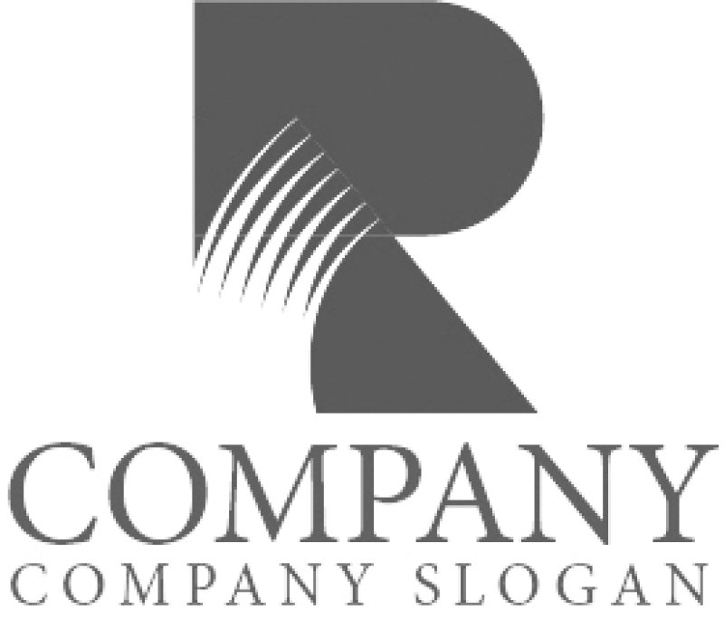 画像6: R・刷毛・アルファベット・ロゴ・マークデザイン4911 (6)