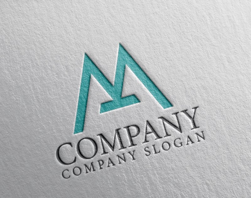 画像2: M・山・一・アルファベット・ロゴ・マークデザイン4914 (2)