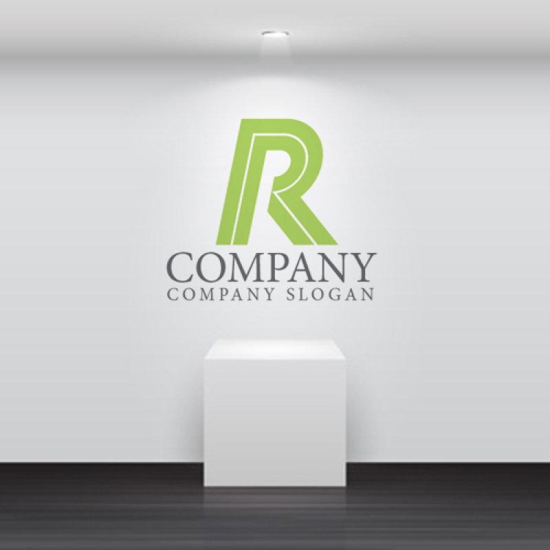 画像5: R・シンプル・アルファベット・ロゴ・マークデザイン4921 (5)