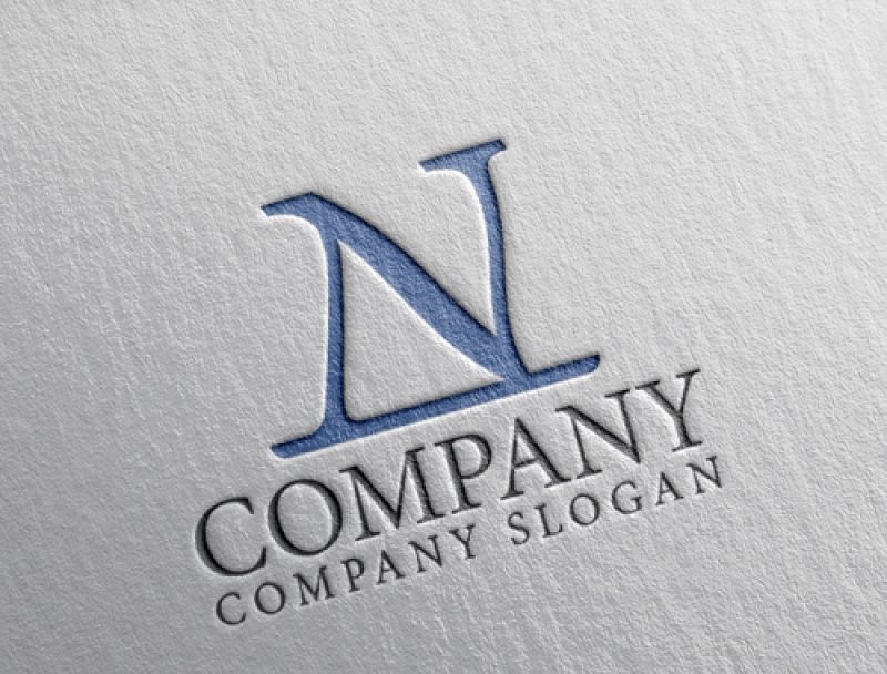 画像2: N・曲線・アルファベット・ロゴ・マークデザイン4924 (2)