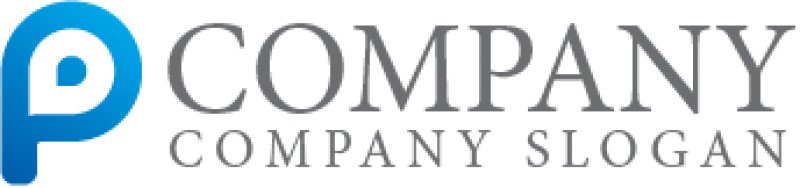 画像7: P・アルファベット・グラデーション・ロゴ・マークデザイン4928 (7)