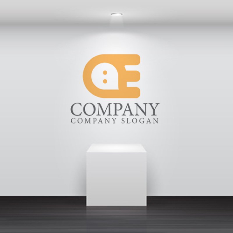 画像5: E・吹き出し・アルファベット・ロゴ・マークデザイン4930 (5)