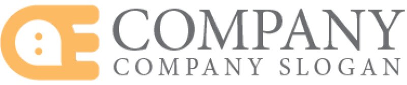 画像7: E・吹き出し・アルファベット・ロゴ・マークデザイン4930 (7)