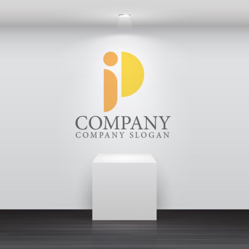 画像5: P・人・アルファベット・ロゴ・マークデザイン4933 (5)