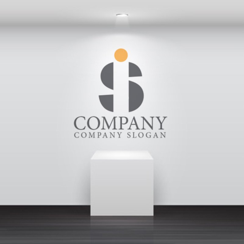 画像5: S・人・i・アルファベット・ロゴ・マークデザイン4937 (5)