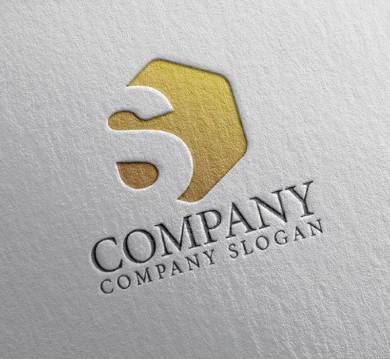 画像2: S・六角形・アルファベット・ロゴ・マークデザイン4940 (2)